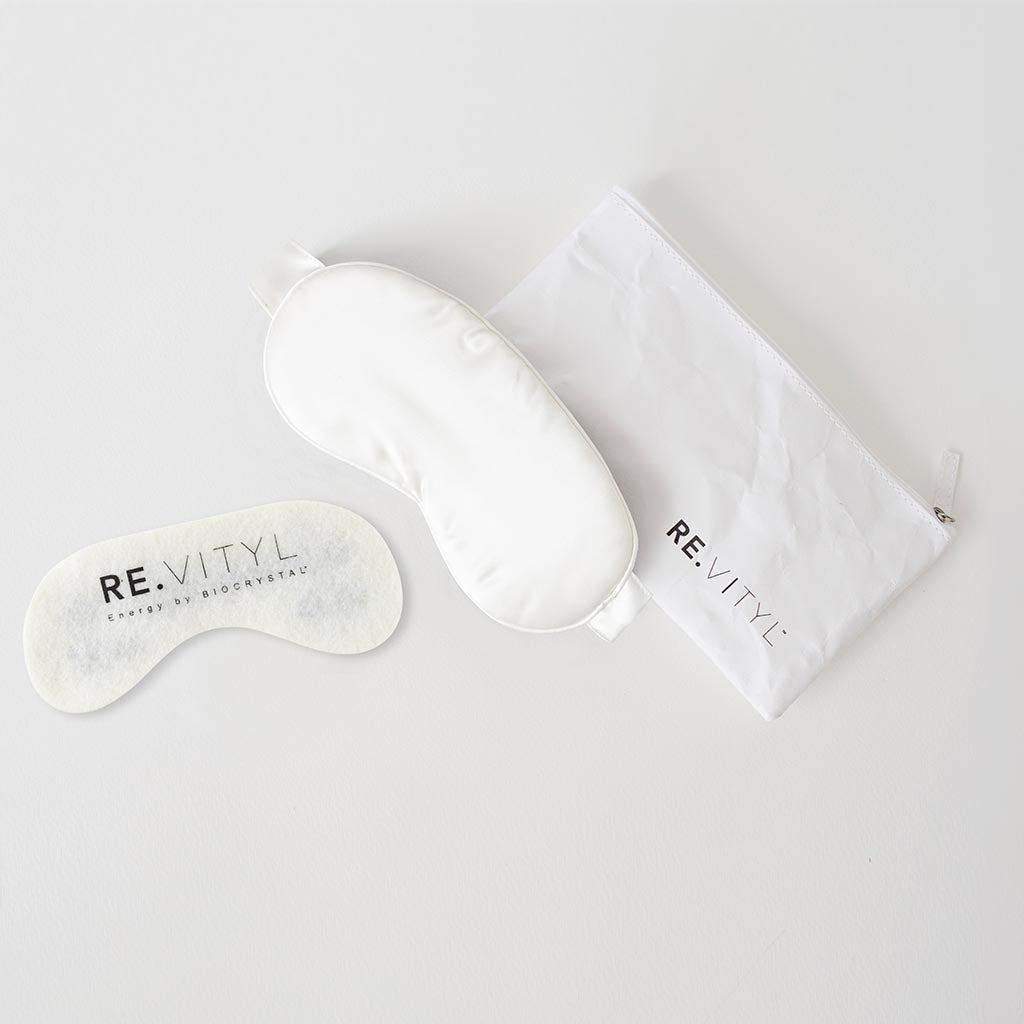 RE.LEASE Silk Sleep Mask - Weiß (OEKO-TEX® zertifiziert)