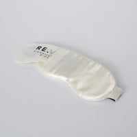 RE.LEASE Silk Sleep Mask - Weiß (OEKO-TEX® zertifiziert)