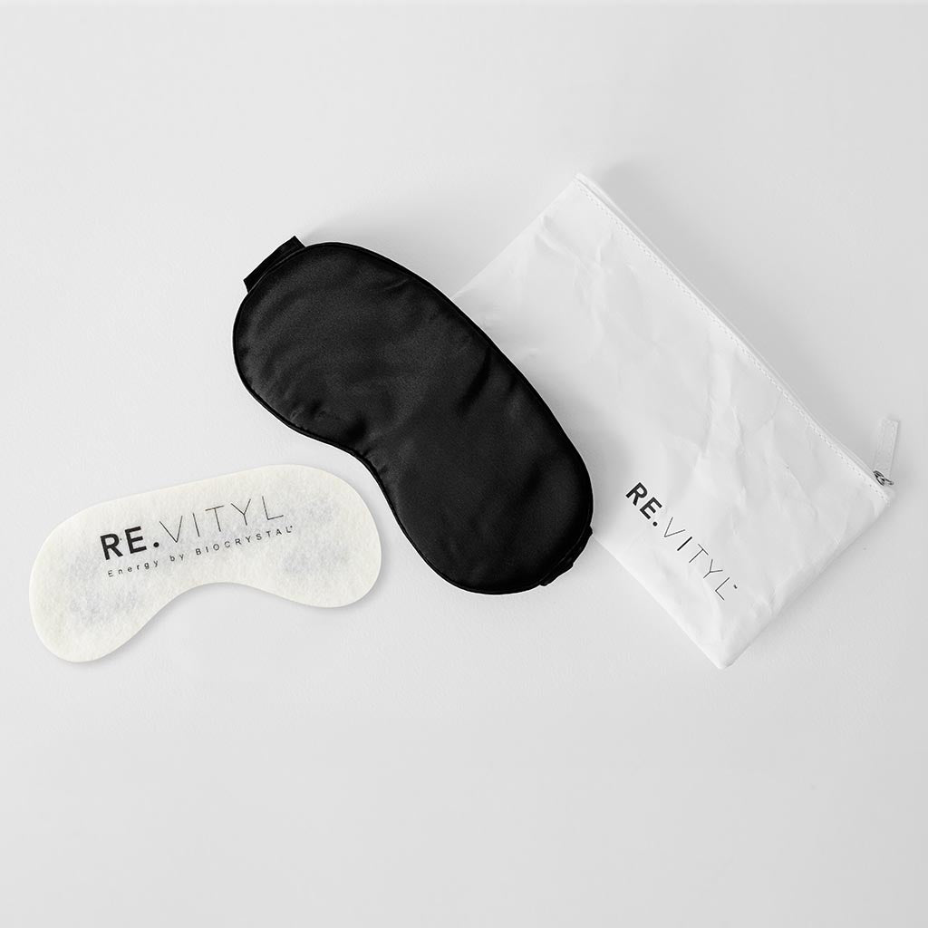 RE.LEASE Silk Sleep Mask - Schwarz