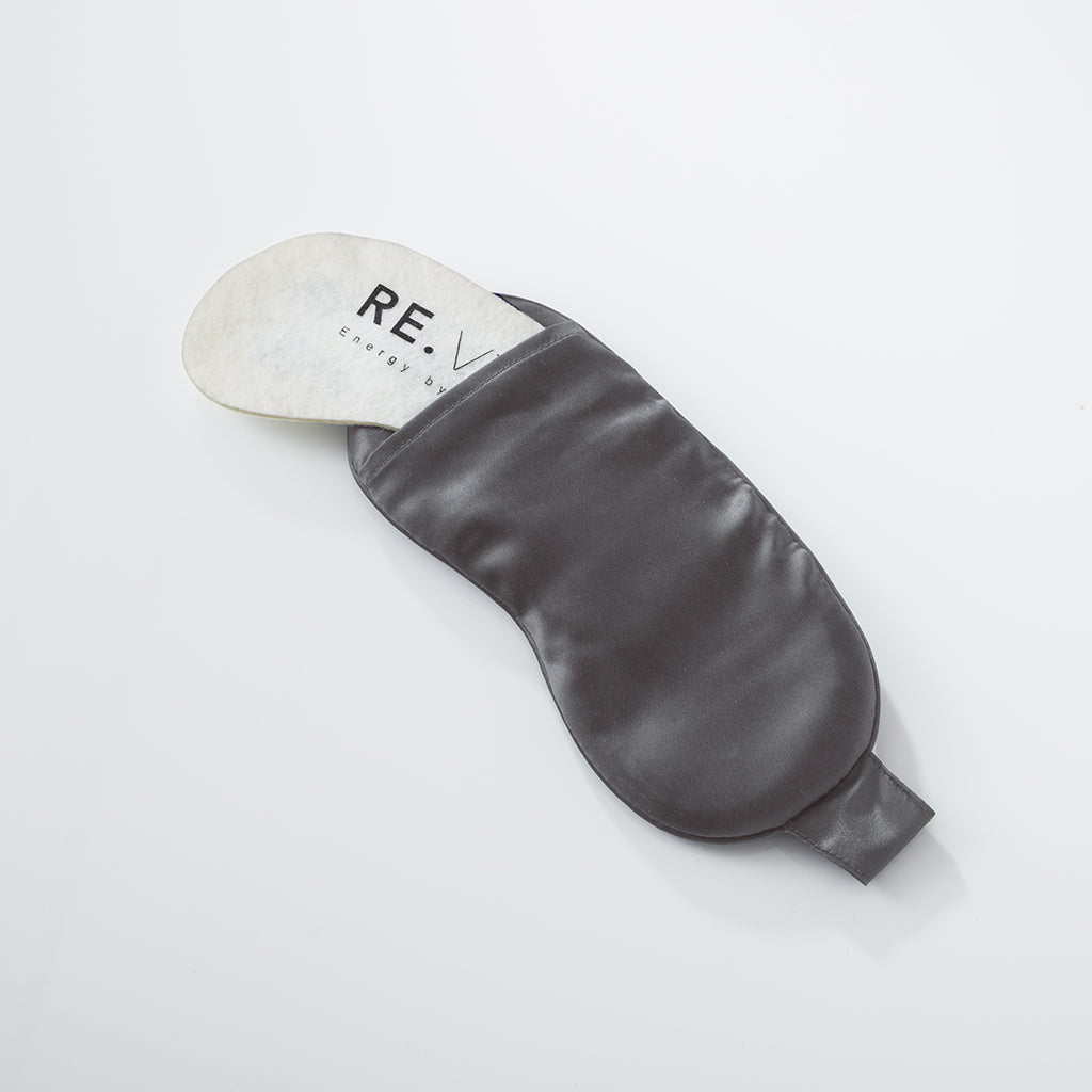 RE.LEASE Silk Sleep Mask - Grau